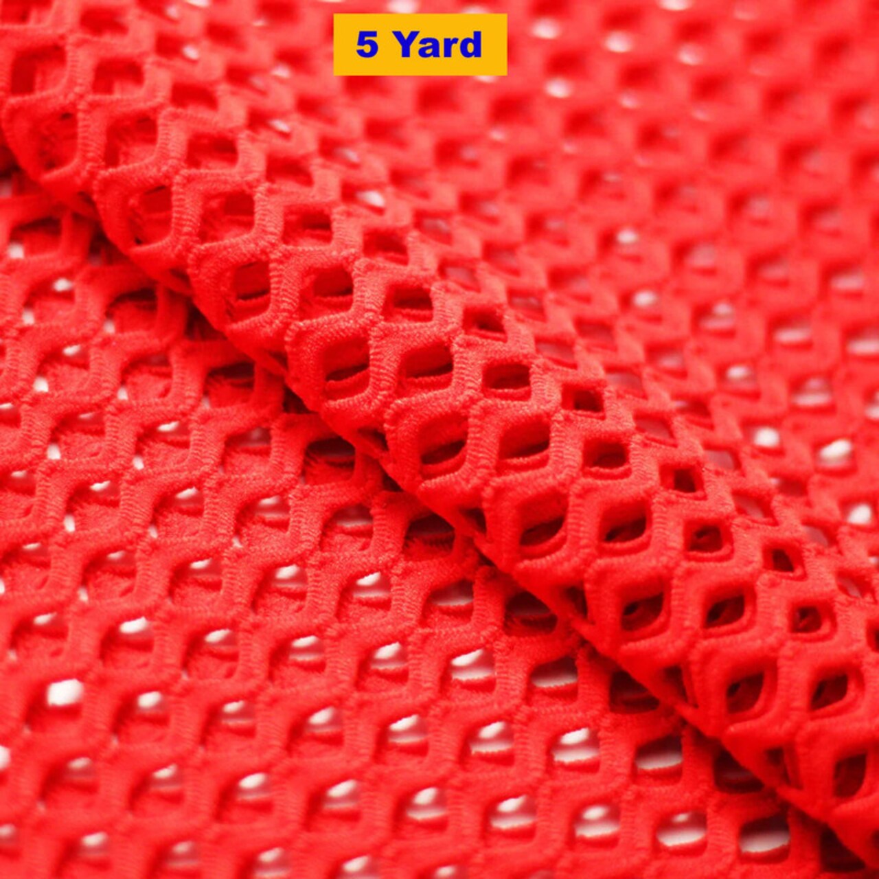 Diamond Mesh Soft Stretchable & Breathable Performance Fabric